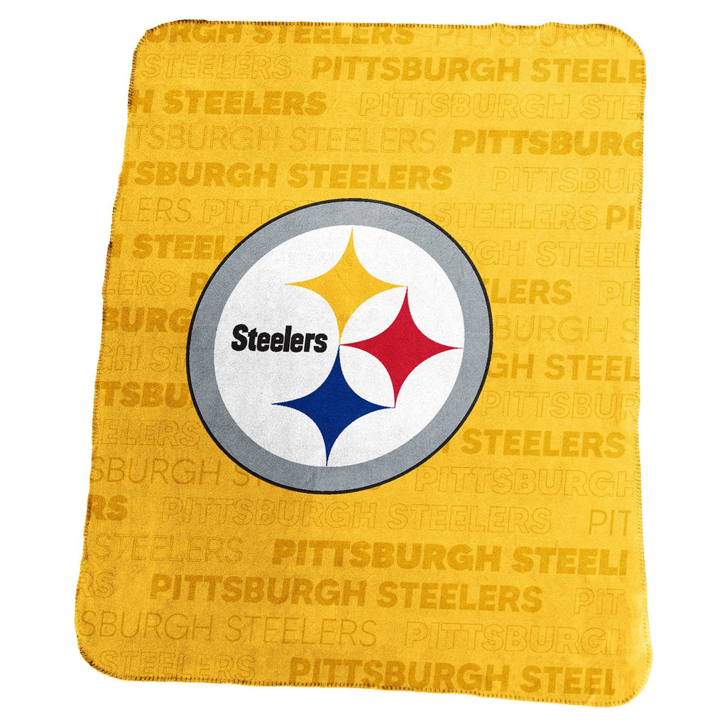 Pittsburgh Steelers Blanket 50x60 Fleece Classic