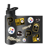 Pittsburgh Steelers Quencher Bottle 34oz Stainless Steel Dreamweave