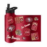 San Francisco 49ers Quencher Bottle 34oz Stainless Steel Dreamweave