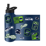Seattle Seahawks Quencher Bottle 34oz Stainless Steel Dreamweave