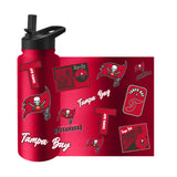 Tampa Bay Buccaneers Quencher Bottle 34oz Stainless Steel Dreamweave