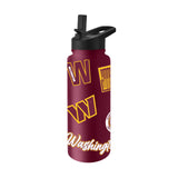 Washington Commanders Quencher Bottle 34oz Stainless Steel Dreamweave