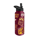 Washington Commanders Quencher Bottle 34oz Stainless Steel Dreamweave