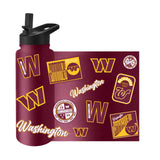 Washington Commanders Quencher Bottle 34oz Stainless Steel Dreamweave