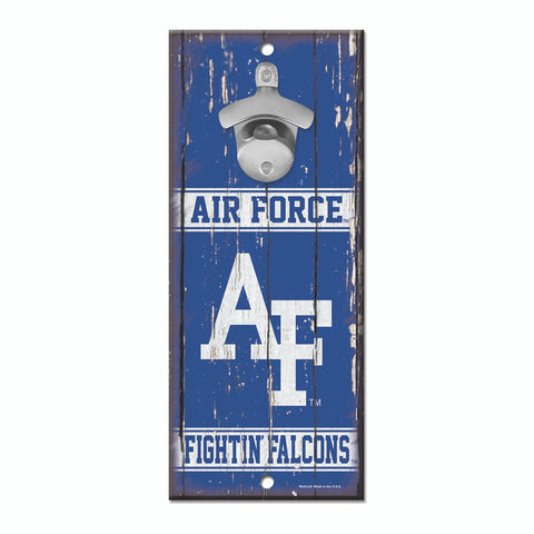 Air Force Falcons Sign Wood 5x11 Bottle Opener Alternate