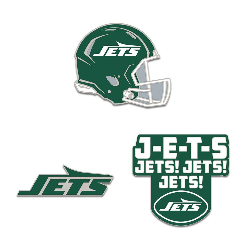 New York Jets Enamel Pin Set 3 Piece