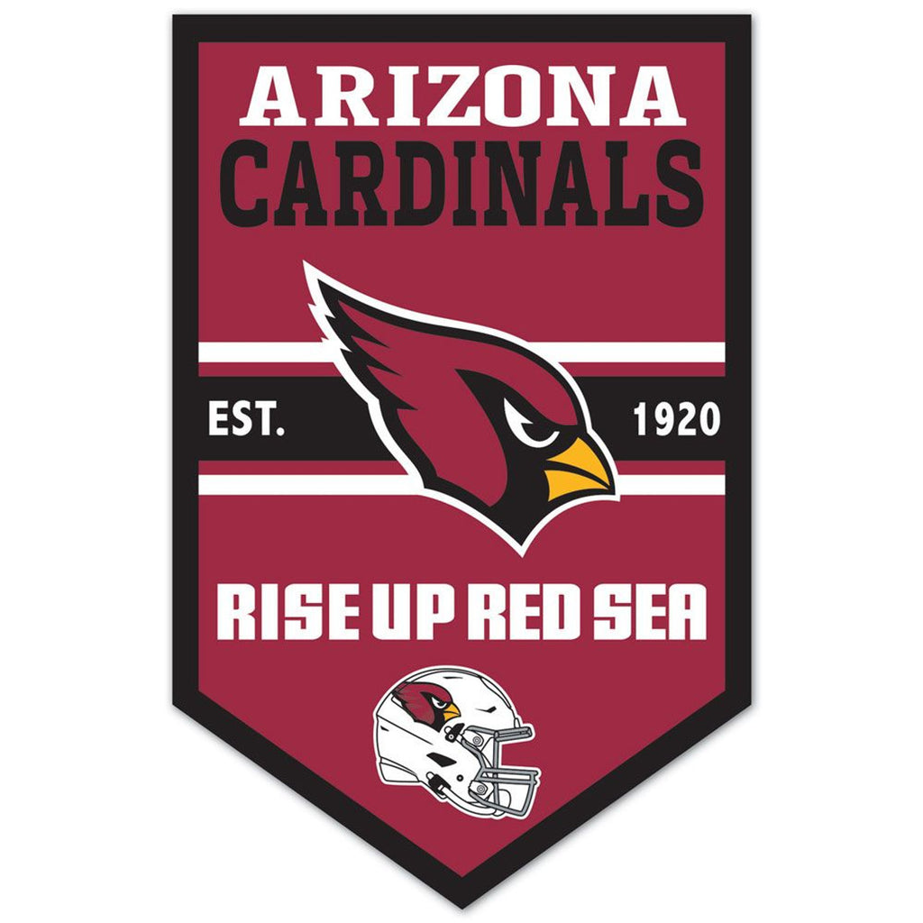 Arizona Cardinals Sign 11x17 Wood Chevron