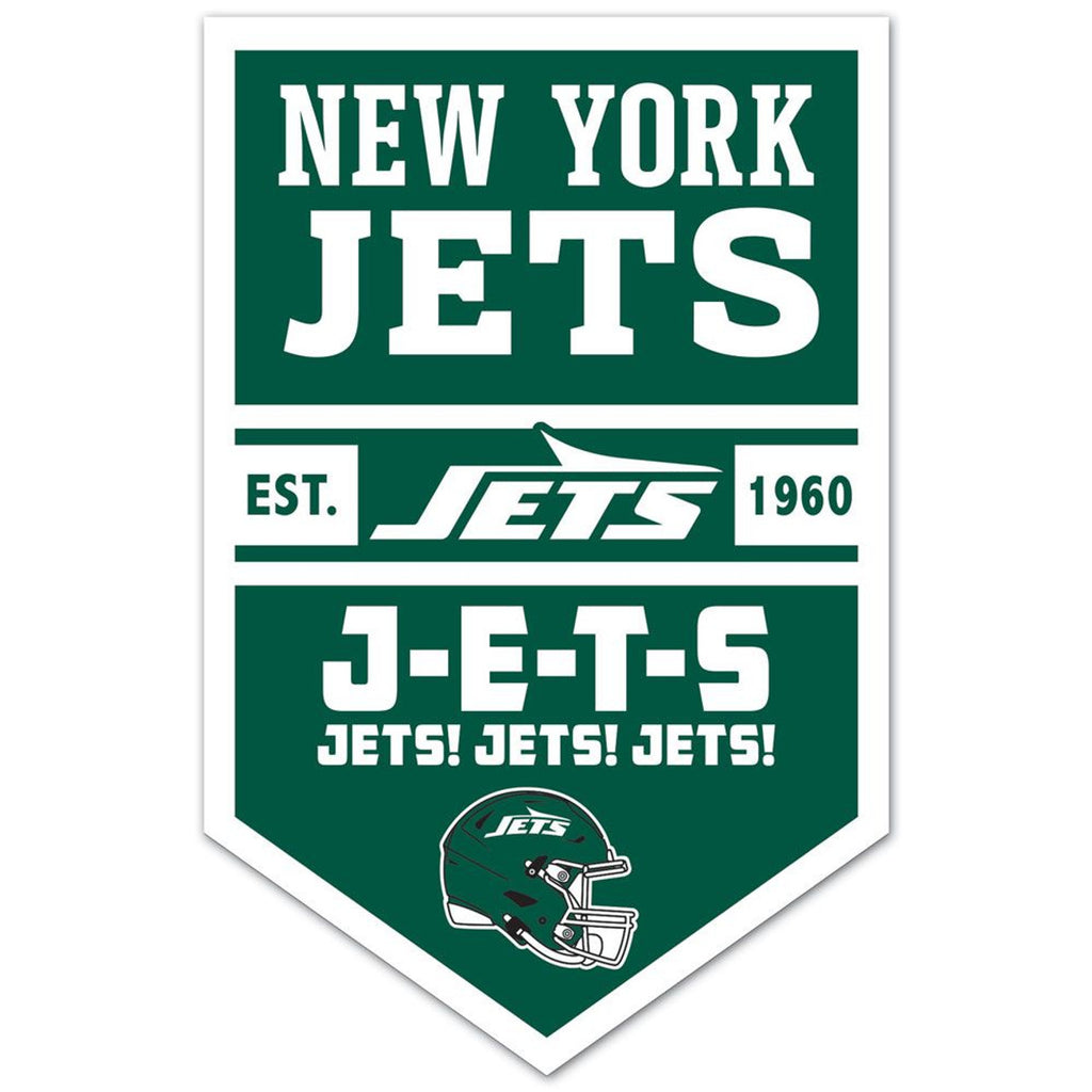 New York Jets Sign 11x17 Wood Chevron