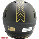 Dallas Cowboys Helmet Riddell Replica Full Size Speed Style Salute To Service 2025