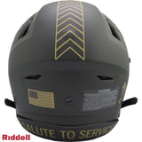 Dallas Cowboys Helmet Riddell Authentic Full Size SpeedFlex Style Salute To Service 2025