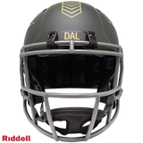 Dallas Cowboys Helmet Riddell Authentic Full Size Speed Style Salute To Service 2025