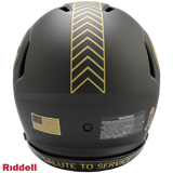 Green Bay Packers Helmet Riddell Authentic Full Size Speed Style Salute To Service 2025