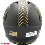 Cleveland Browns Helmet Riddell Replica Full Size Speed Style Salute To Service 2025