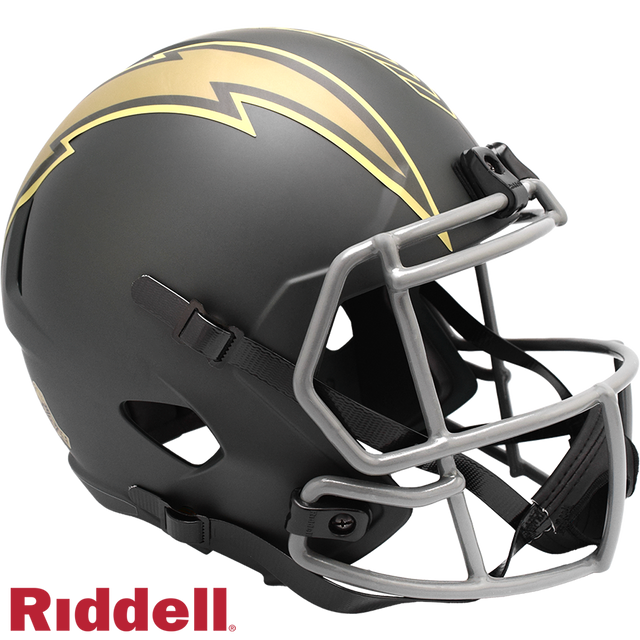 Los Angeles Chargers Helmet Riddell Replica Full Size Speed Style Salute To Service 2025
