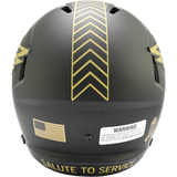 Philadelphia Eagles Helmet Riddell Replica Full Size Speed Style Salute To Service 2025