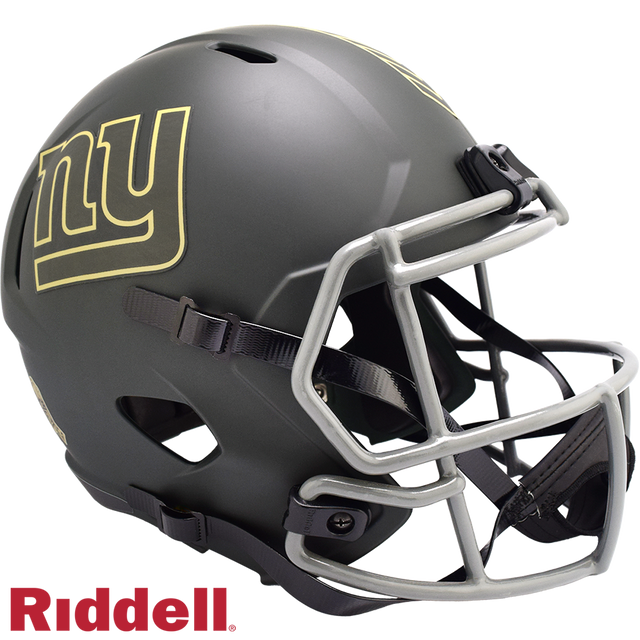 New York Giants Helmet Riddell Replica Full Size Speed Style Salute To Service 2025