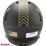 Detroit Lions Helmet Riddell Replica Full Size Speed Style Salute To Service 2025