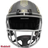 Detroit Lions Helmet Riddell Replica Full Size Speed Style Salute To Service 2025
