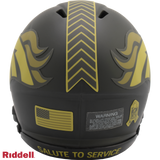 Denver Broncos Helmet Riddell Replica Mini Speed Style Salute To Service 2025