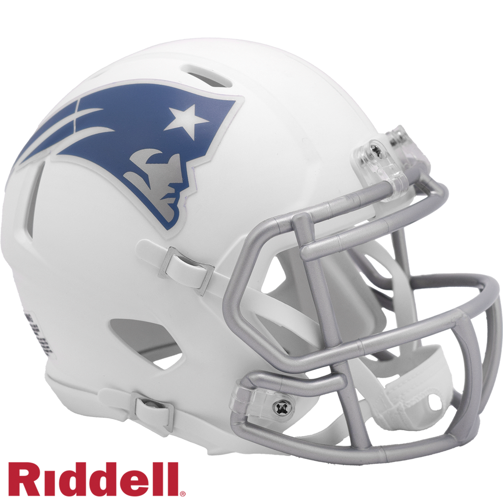 New England Patriots Helmet Riddell Replica Mini Speed Style Rivalry Alternate 2025