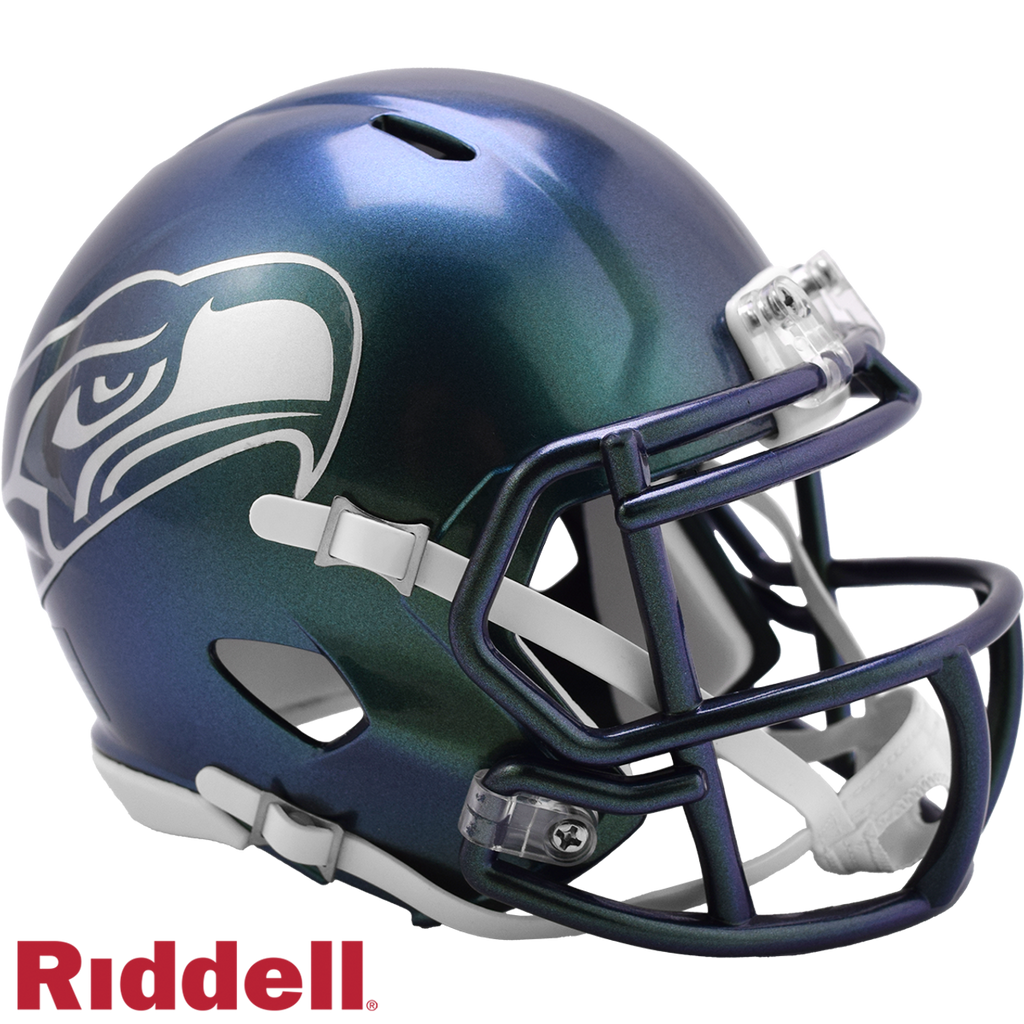 Seattle Seahawks Helmet Riddell Replica Mini Speed Style Rivalry Alternate 2025