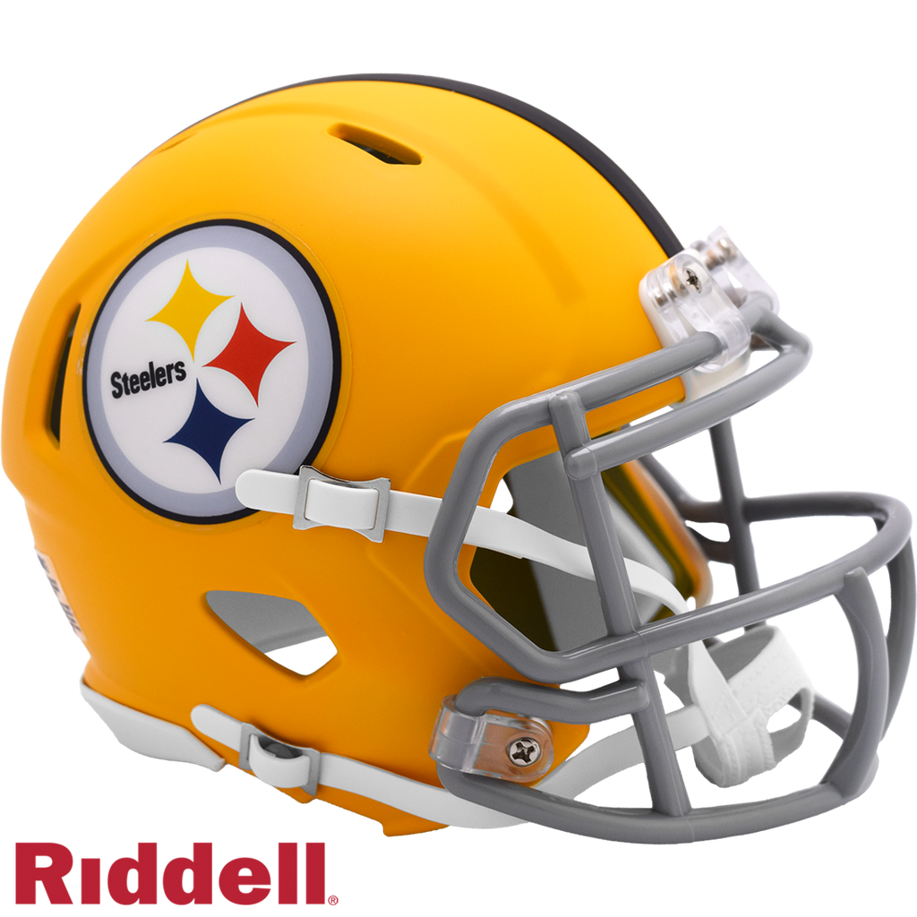 Pittsburgh Steelers Helmet Riddell Replica Mini Speed Style On-Field Alternate 2025