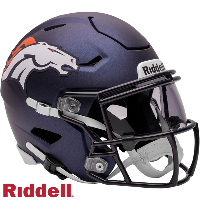 Denver Broncos Helmet Riddell Replica Mid-Size MIDI SpeedFlex Style