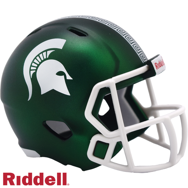 Michigan State Spartans Helmet Riddell Pocket Pro Speed Style