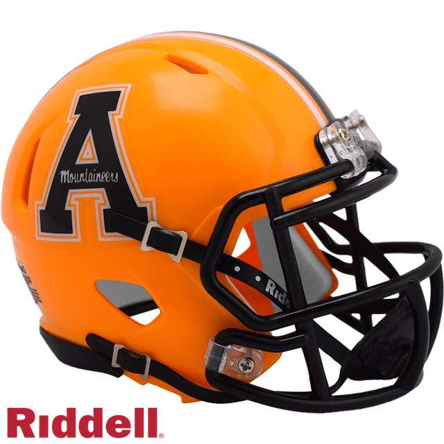 Appalachian State Mountaineers Helmet Riddell Replica Mini Speed Style Gold
