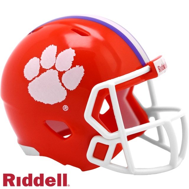 Clemson Tigers Helmet Riddell Pocket Pro Speed Style