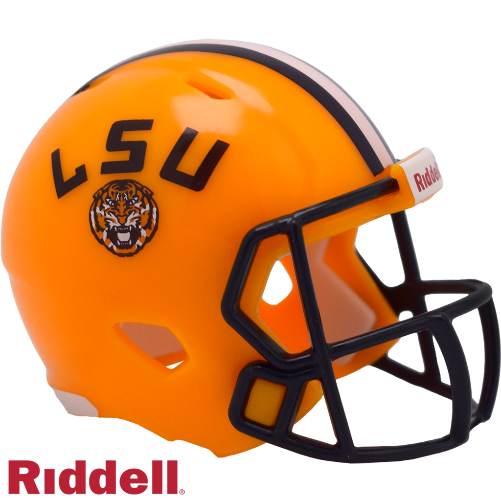 LSU Tigers Helmet Riddell Pocket Pro Speed Style