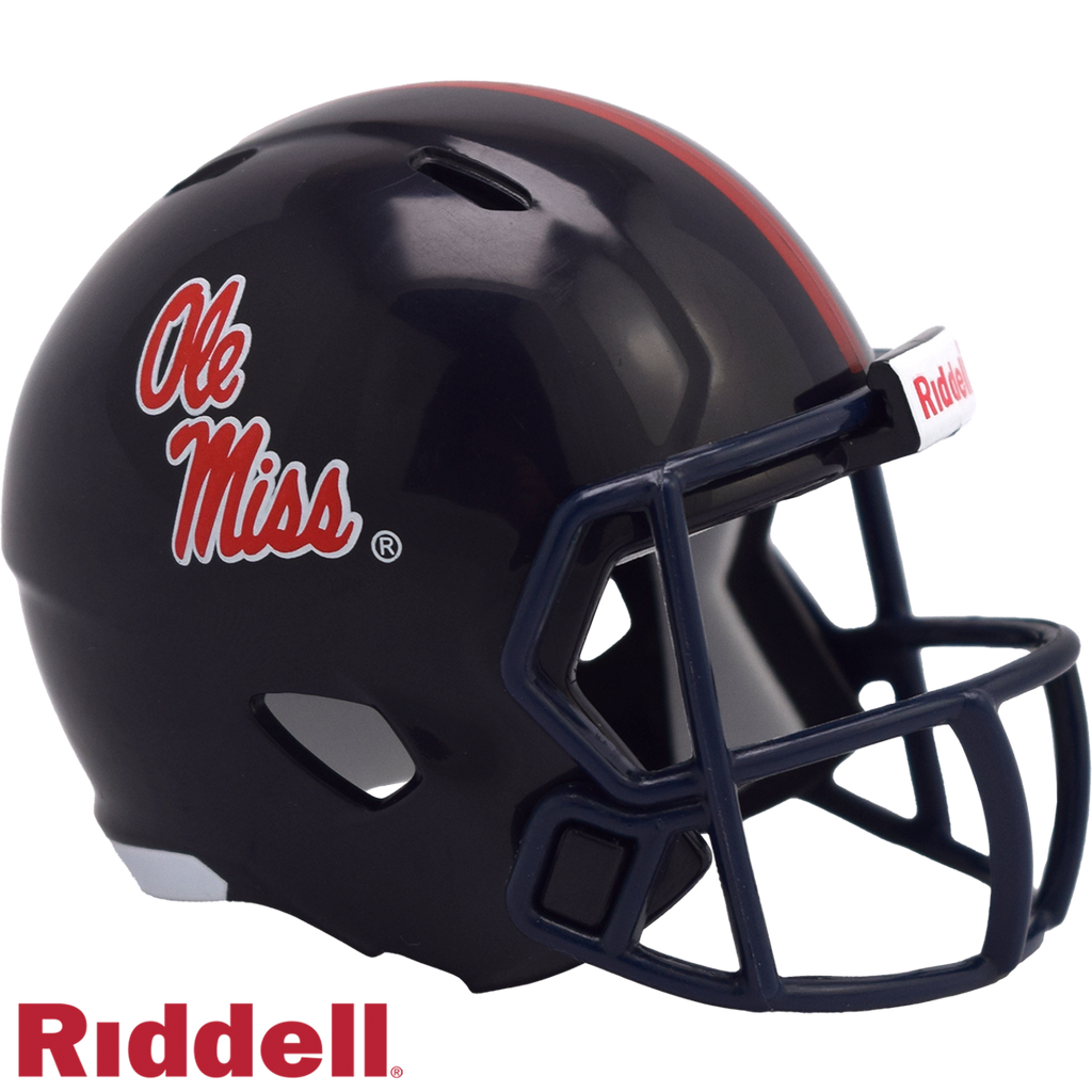 Mississippi Rebels Helmet Riddell Pocket Pro Speed Style