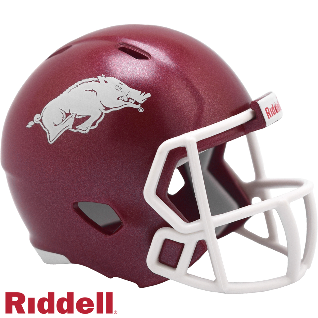 Arkansas Razorbacks Helmet Riddell Pocket Pro Speed Style