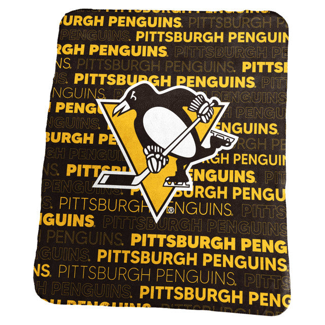 Pittsburgh Penguins Blanket 50x60 Fleece Classic