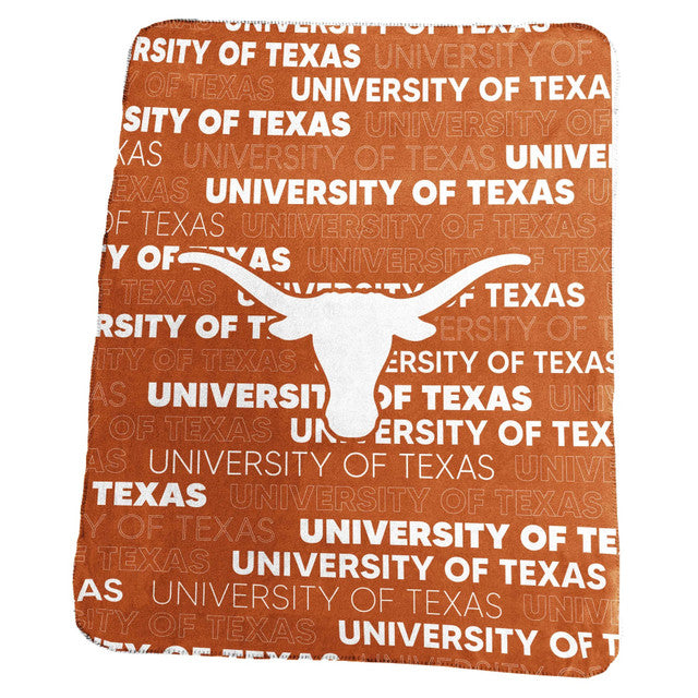 Texas Longhorns Blanket 50x60 Fleece Classic