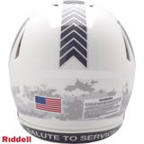 New York Jets Helmet Riddell Authentic Full Size Speed Style Salute To Service 2024