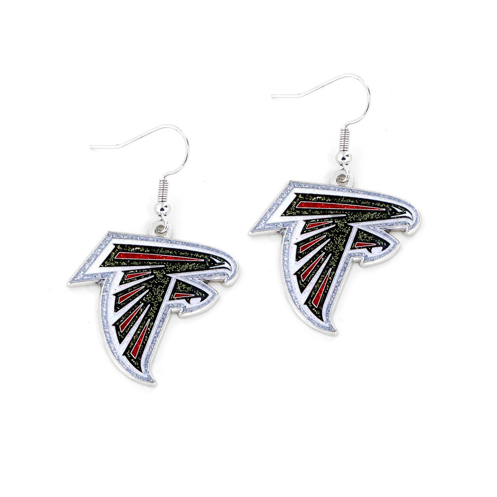 Atlanta Falcons Earrings Glitter Dazzle