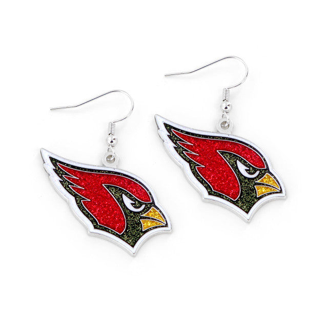 Arizona Cardinals Earrings Glitter Dazzle