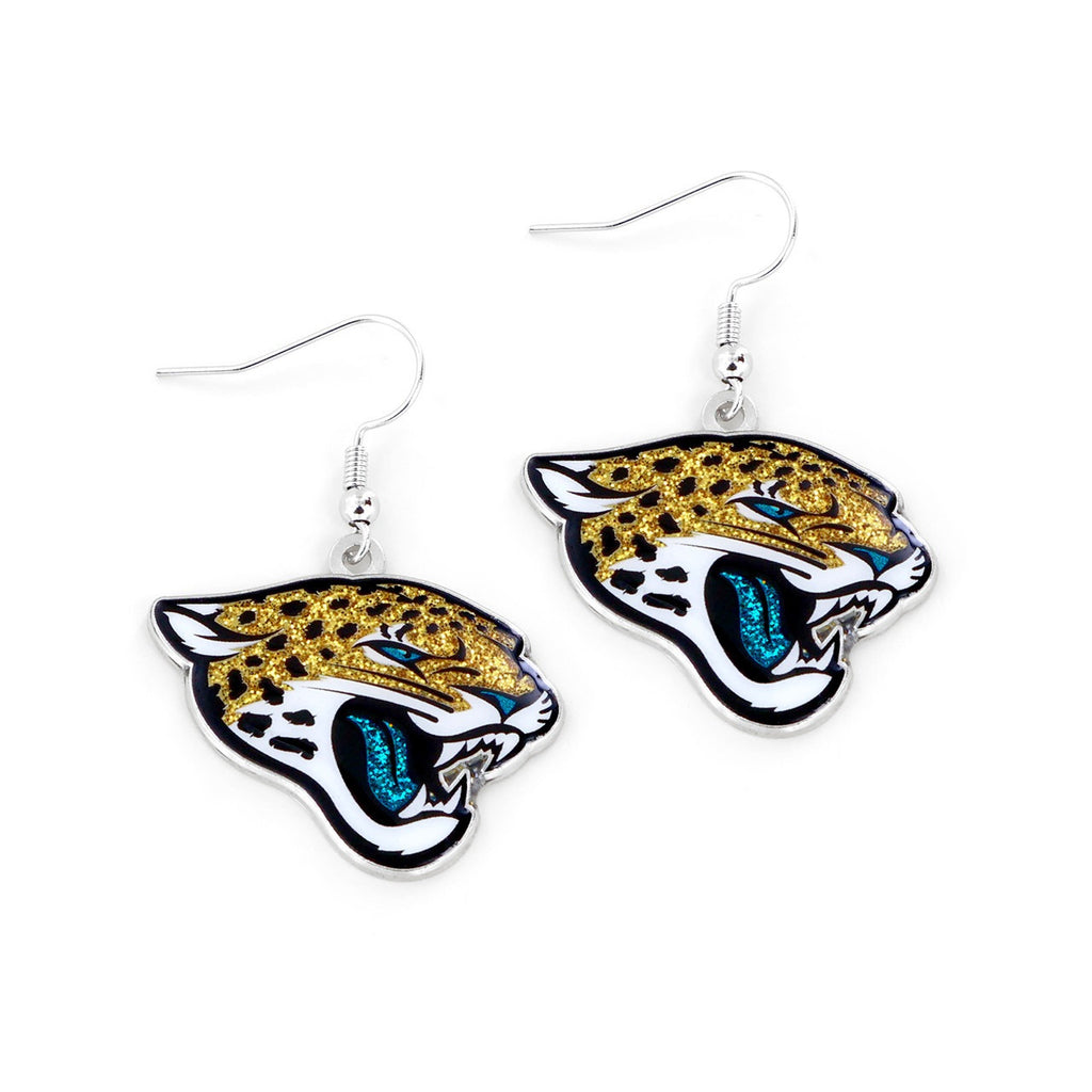 Jacksonville Jaguars Earrings Glitter Dazzle