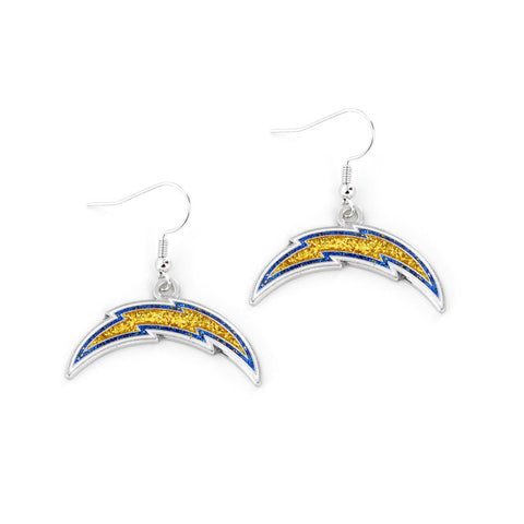 Los Angeles Chargers Earrings Glitter Dazzle