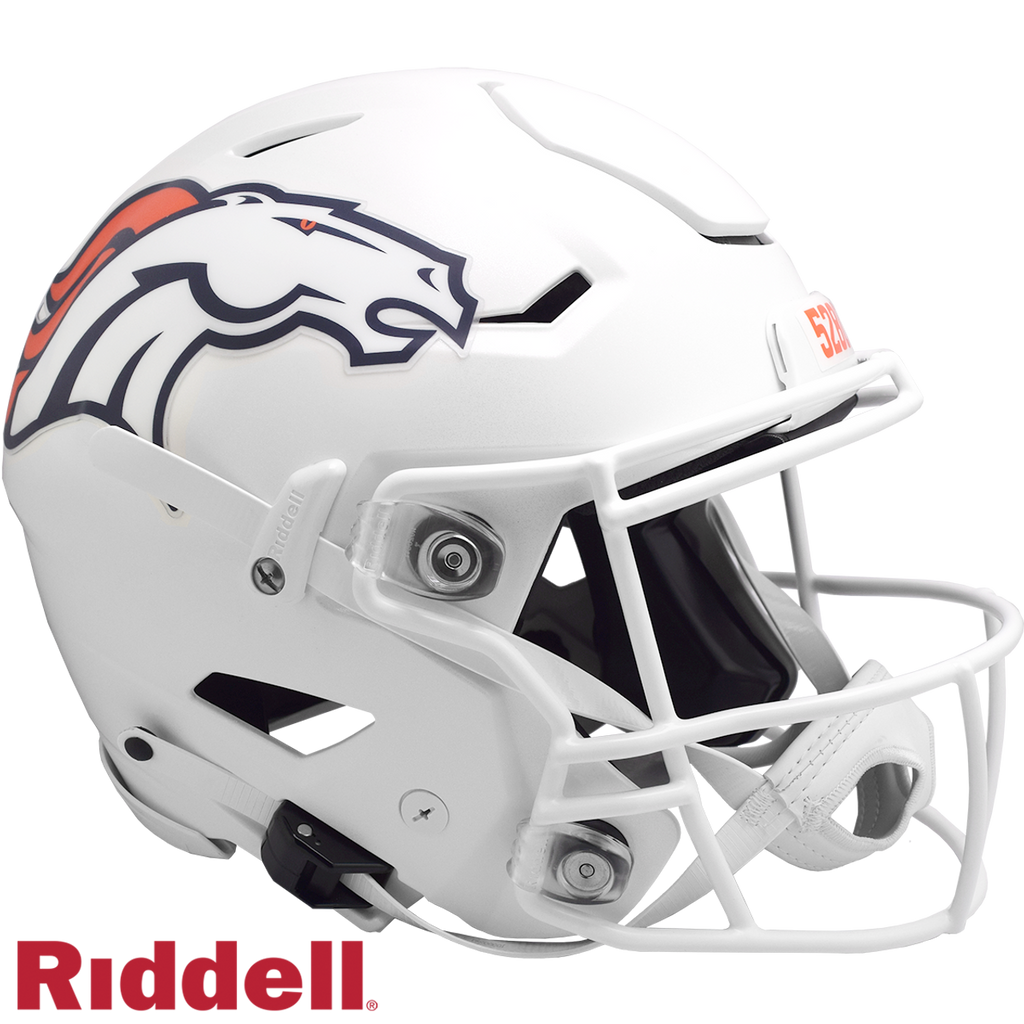 Denver Broncos Helmet Riddell Authentic Full Size SpeedFlex Style On-Field Alternate 2024 - Special Order