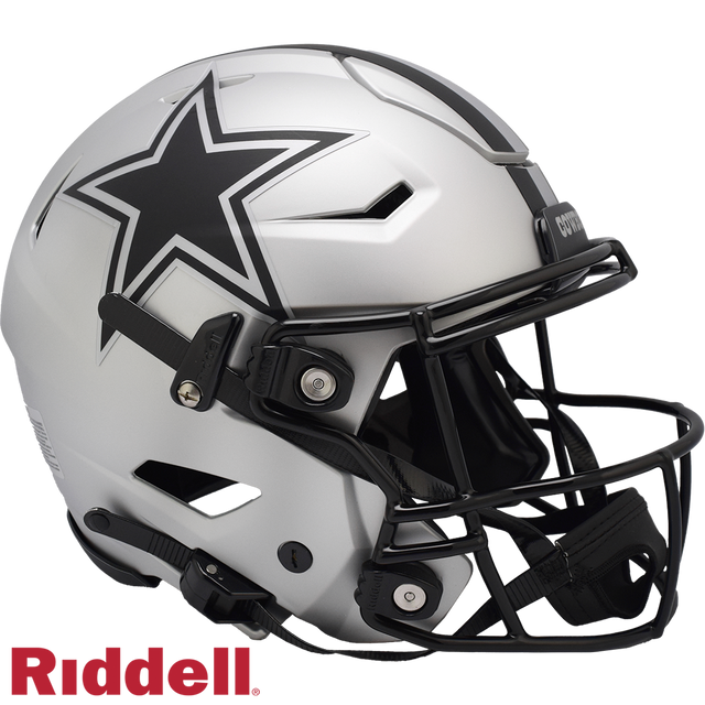 Dallas Cowboys Helmet Riddell Authentic Full Size SpeedFlex Style Rave Alternate