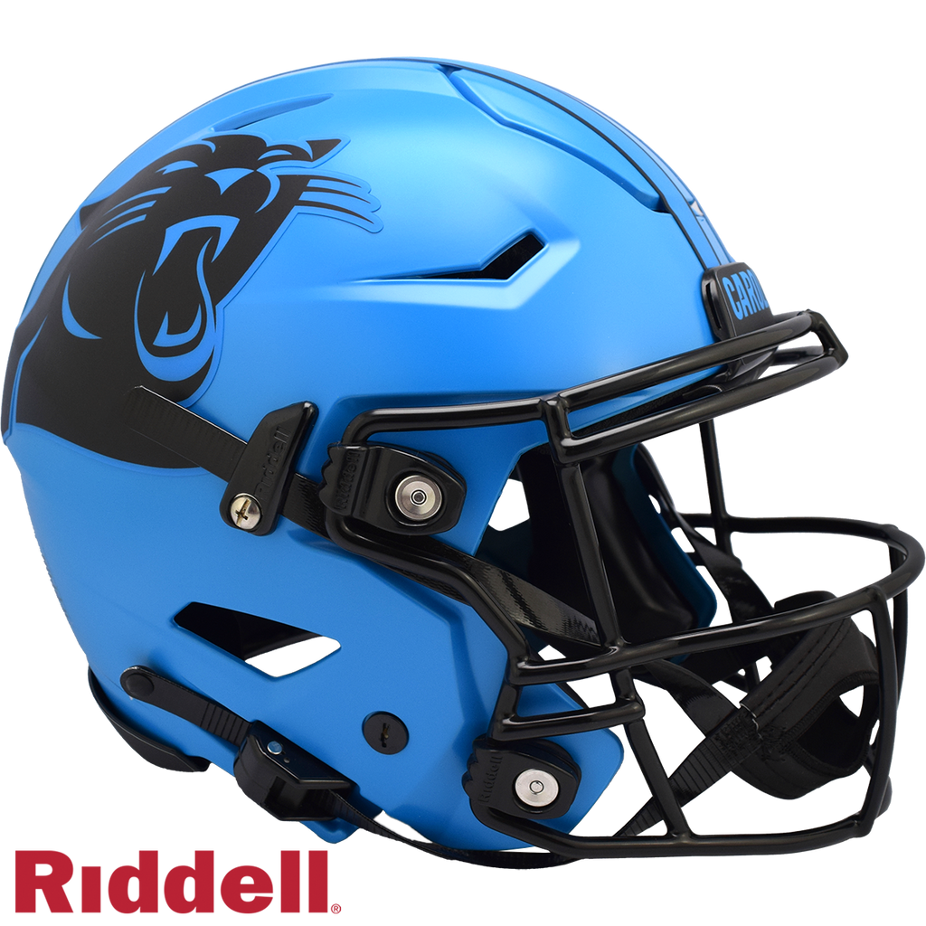 Carolina Panthers Helmet Riddell Authentic Full Size SpeedFlex Style Rave Alternate