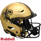 New Orleans Saints Helmet Riddell Authentic Full Size SpeedFlex Style Rave Alternate