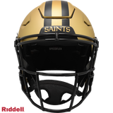 New Orleans Saints Helmet Riddell Authentic Full Size SpeedFlex Style Rave Alternate