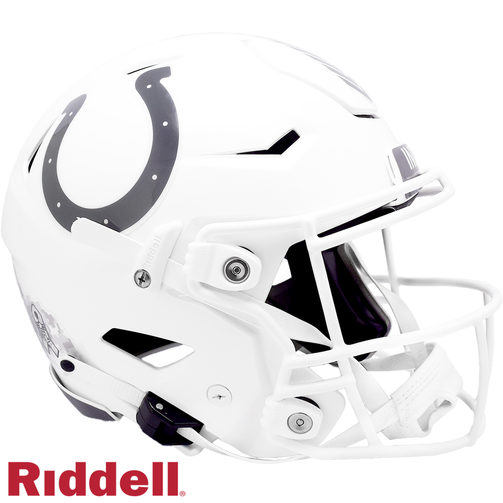 Indianapolis Colts Helmet Riddell Authentic Full Size SpeedFlex Style Salute To Service 2024