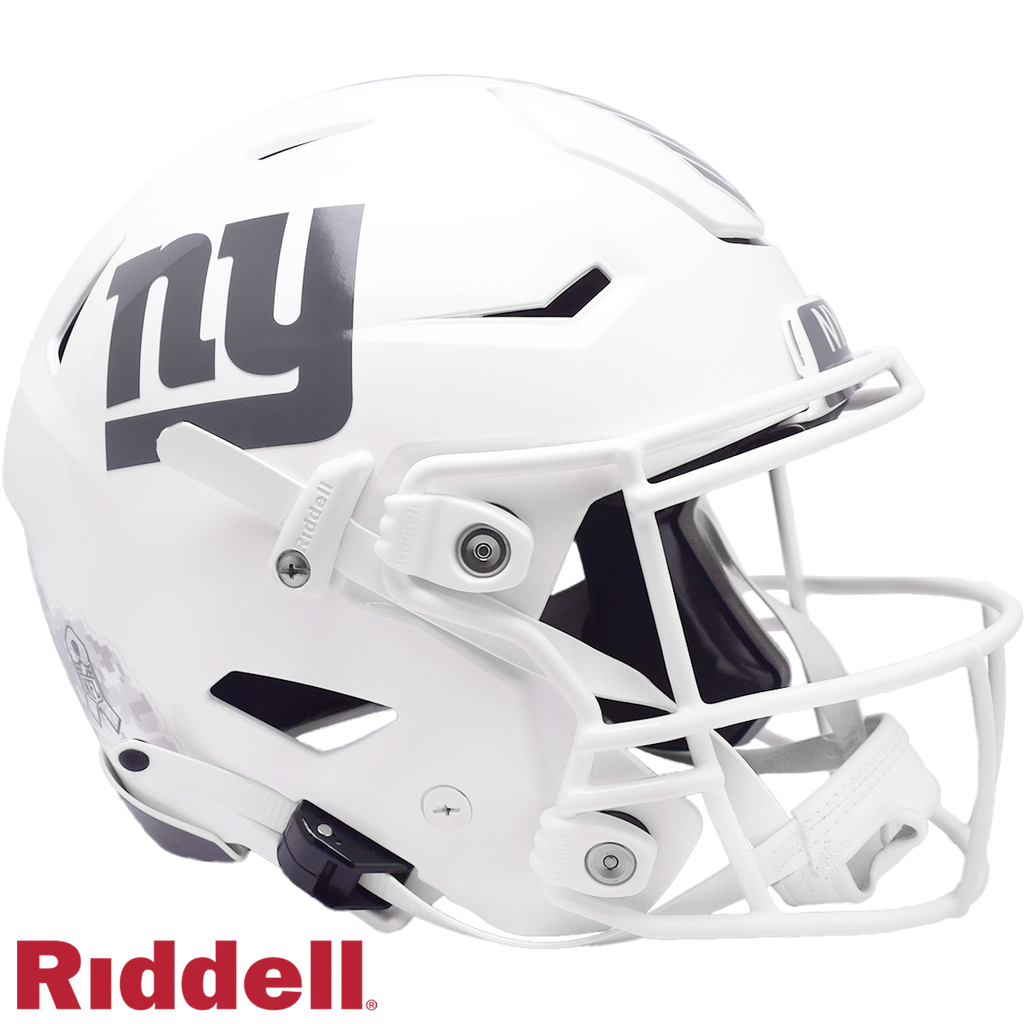 New York Giants Helmet Riddell Authentic Full Size SpeedFlex Style Salute To Service 2024