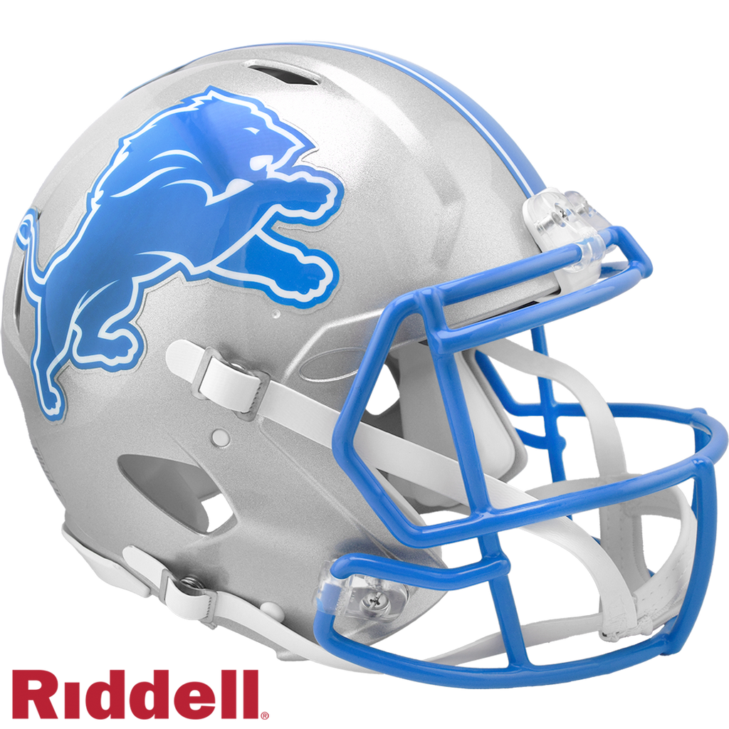 Detroit Lions Helmet Riddell Authentic Full Size Speed Style 2024