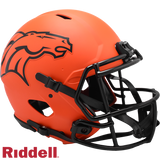 Denver Broncos Helmet Riddell Authentic Full Size Speed Style Rave Alternate