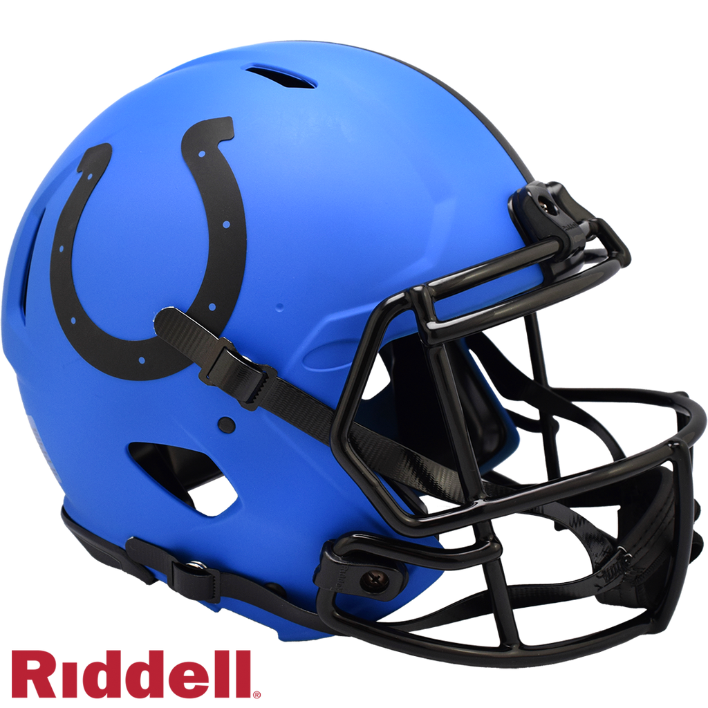 Indianapolis Colts Helmet Riddell Authentic Full Size Speed Style Rave Alternate